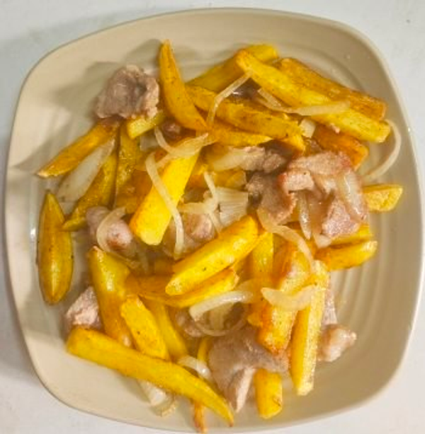 Картофель с мясом