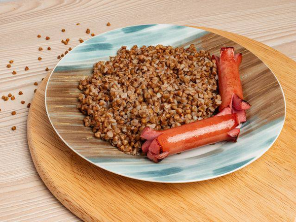 Гречка с Сосисками