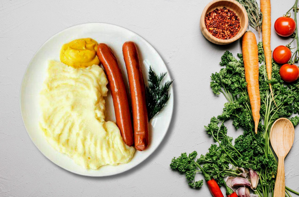 Сосиски С Пюре 