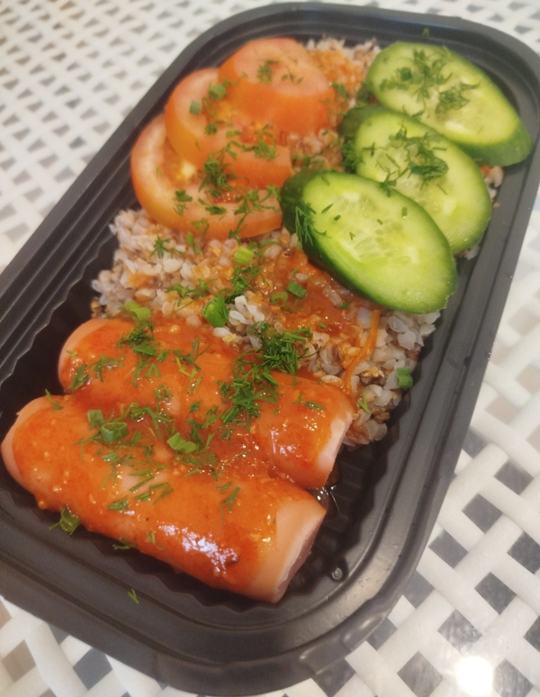 Сосиски с Гречкой