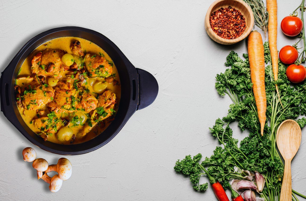 Фрикасе Курица Грибы 