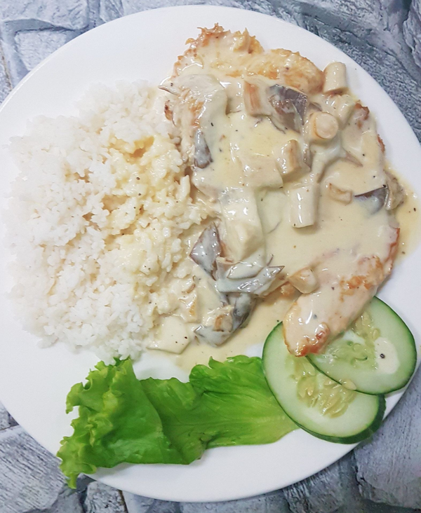 Курица в сл. соусе 