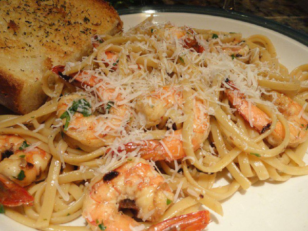 С Креветками + песто 