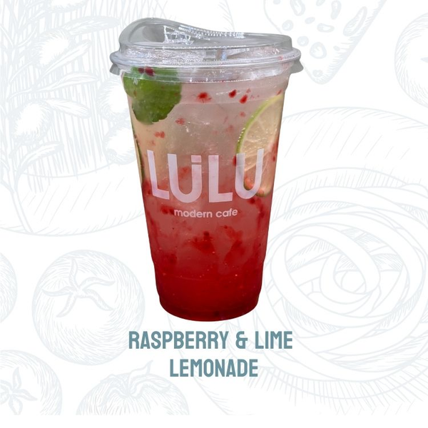 Малина-Лайм лимонад