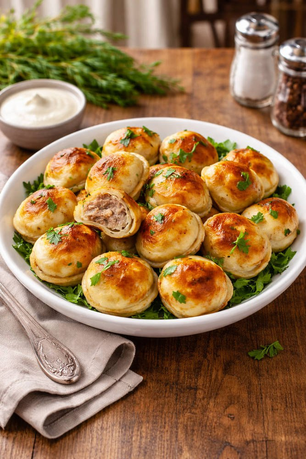 🥟Жареные Куриные Пельмени