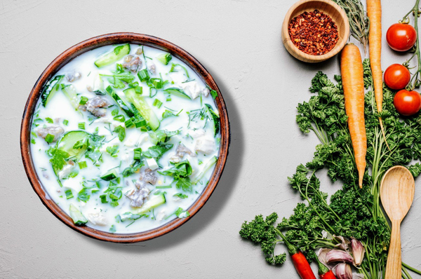 Окрошка На Кефире